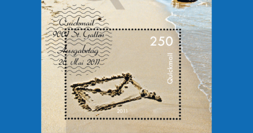 2011 - Erste Privatpost-Briefmarke