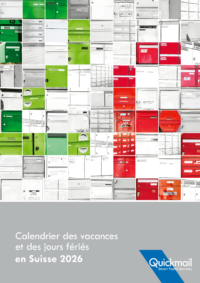 Calendrier des vacances et des jours fériés en Suisse 2026